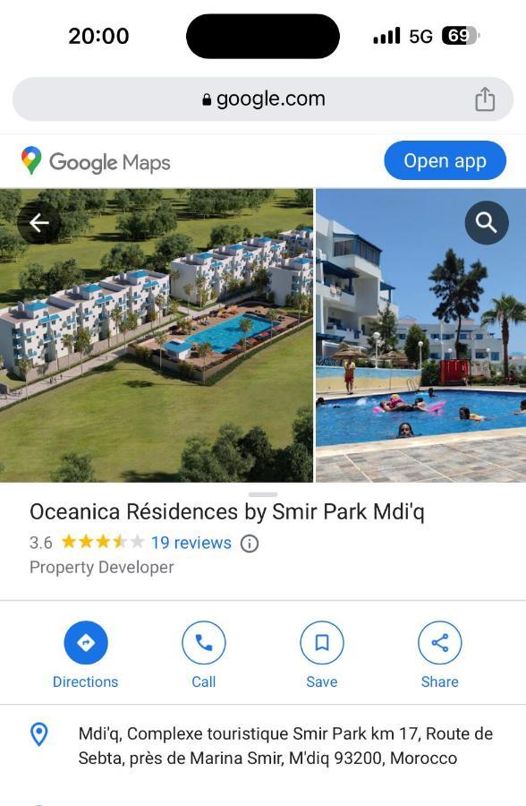 Smir Park Apartment Mdi'Q , Marina Smir, Oceanica מראה חיצוני תמונה